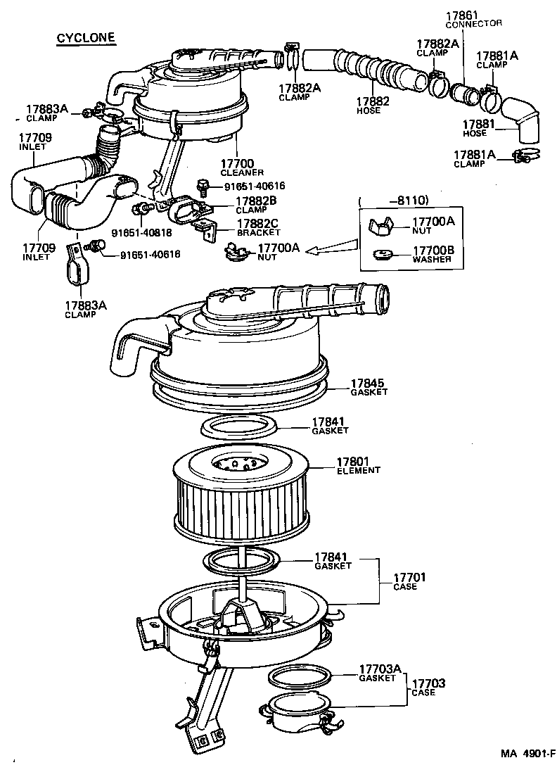  LAND CRUISER 40 |  AIR CLEANER