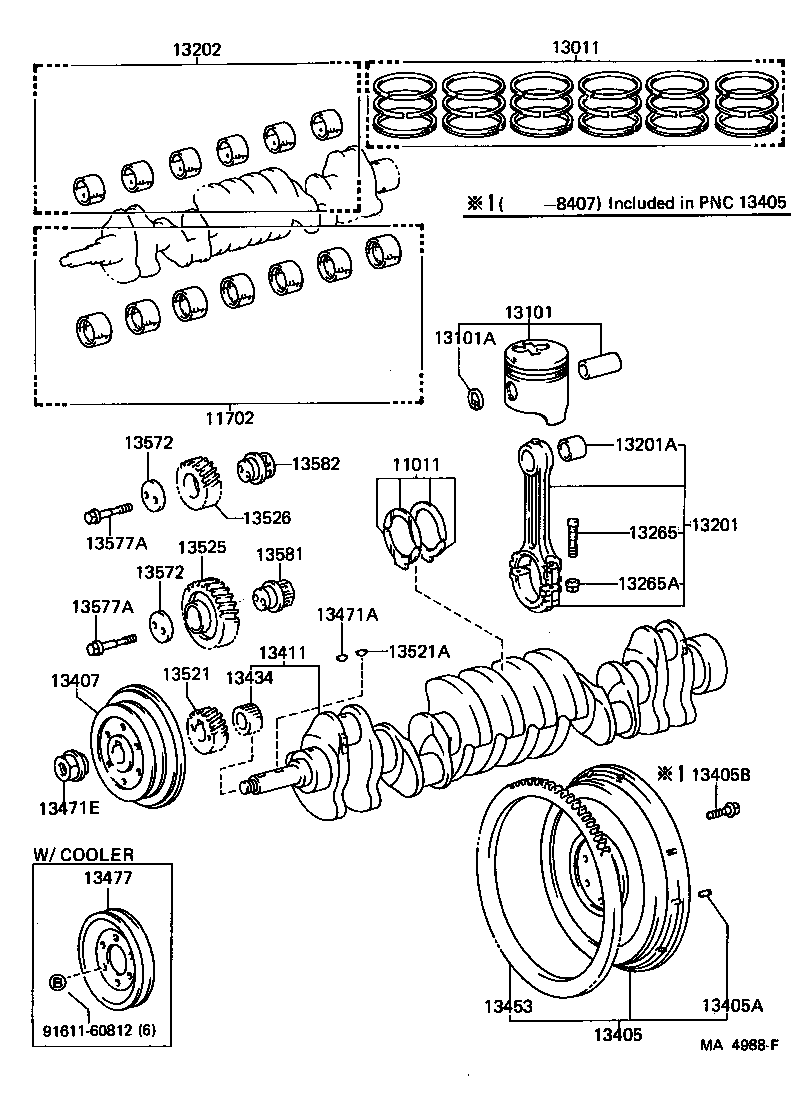  LAND CRUISER 40 |  CRANKSHAFT PISTON