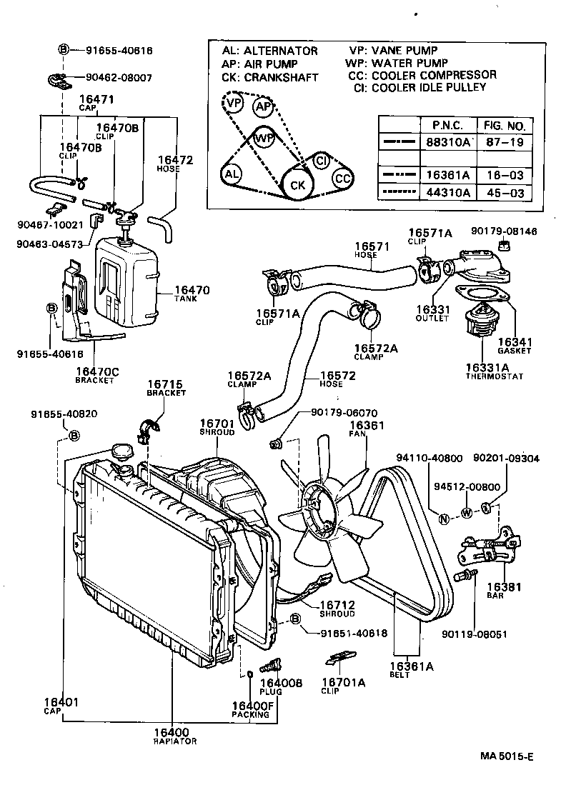  CRESSIDA |  RADIATOR WATER OUTLET