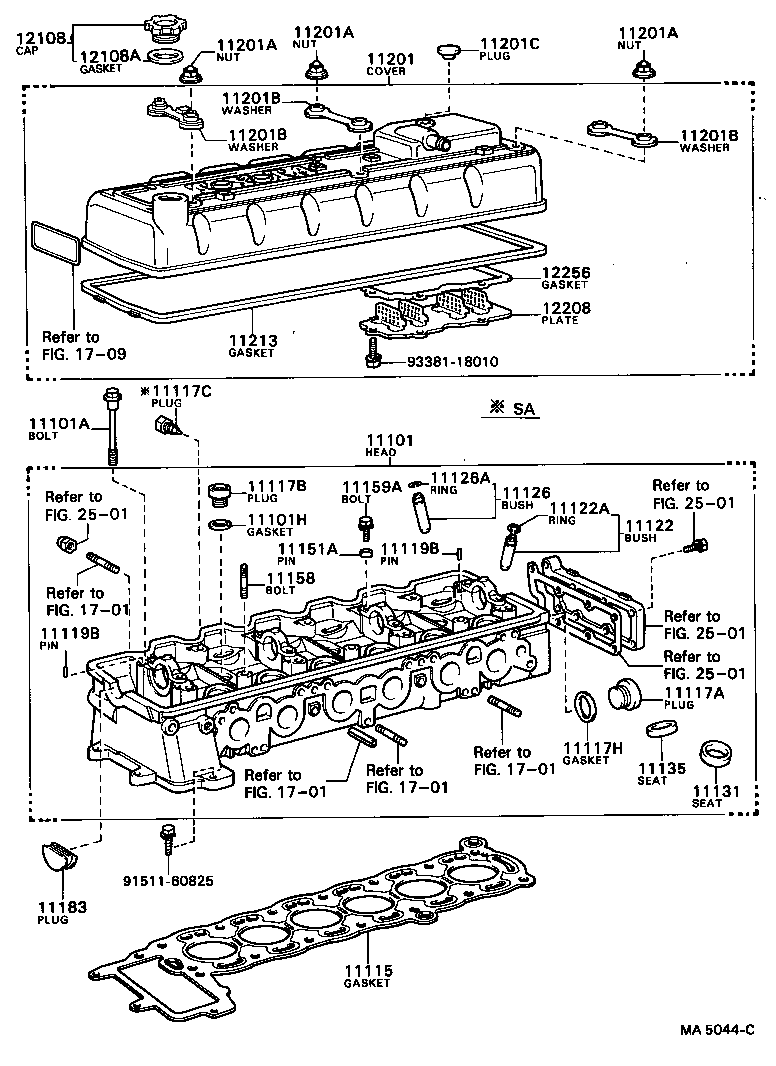  CRESSIDA |  CYLINDER HEAD