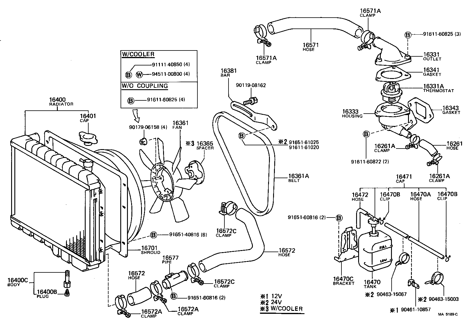  LAND CRUISER 40 |  RADIATOR WATER OUTLET