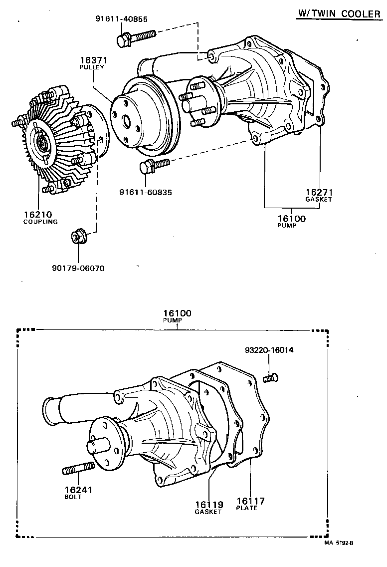  HIACE |  WATER PUMP