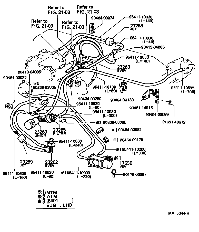  CELICA |  VACUUM PIPING