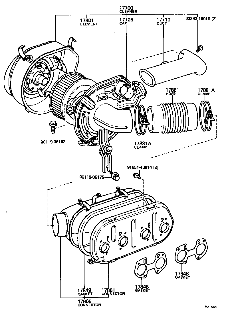  CELICA |  AIR CLEANER