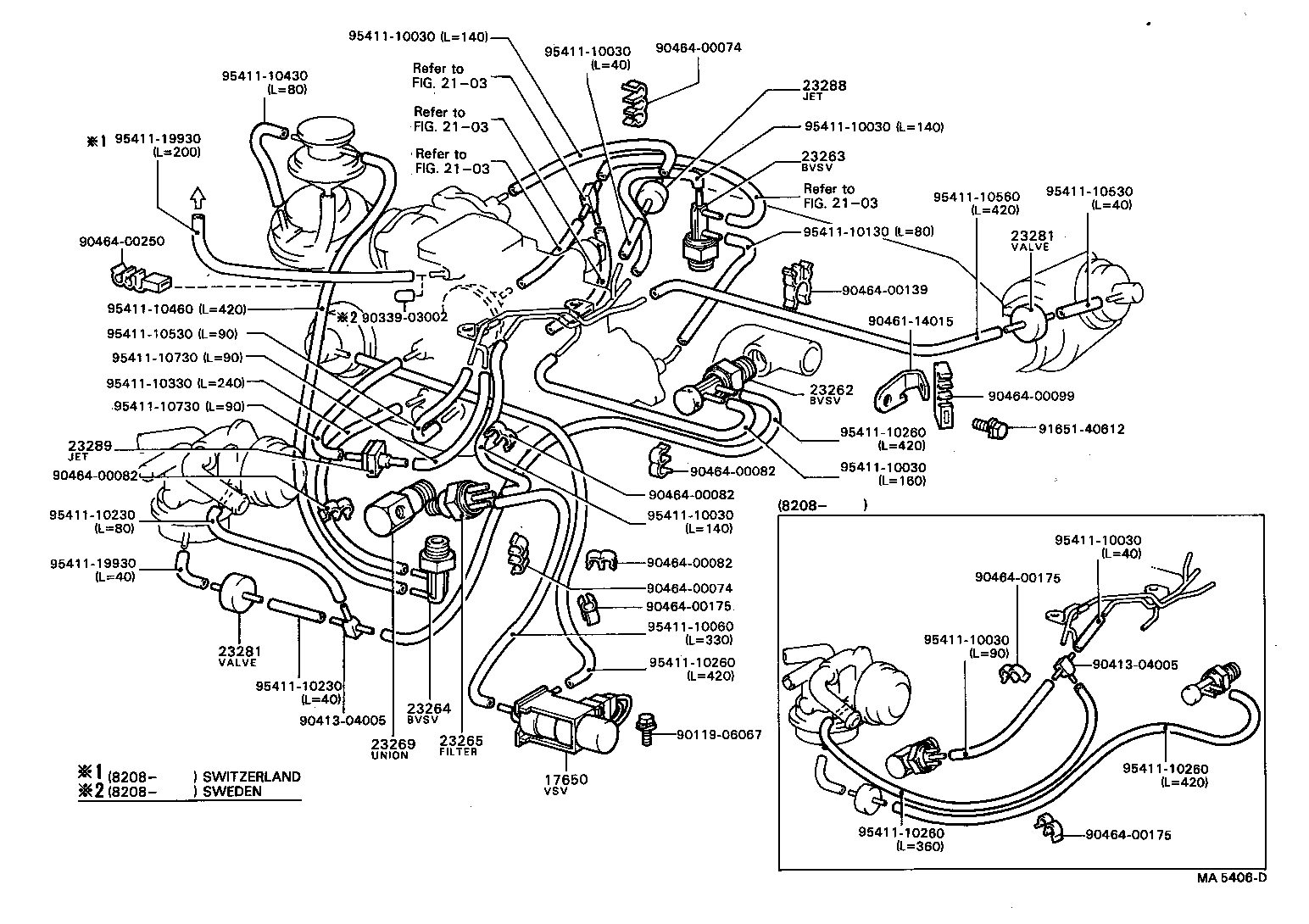  CRESSIDA |  VACUUM PIPING