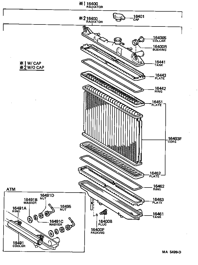  CELICA |  RADIATOR WATER OUTLET