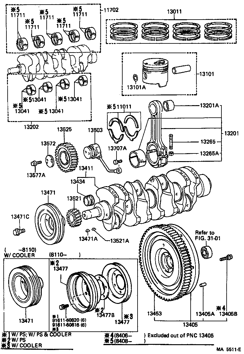  LAND CRUISER 40 |  CRANKSHAFT PISTON