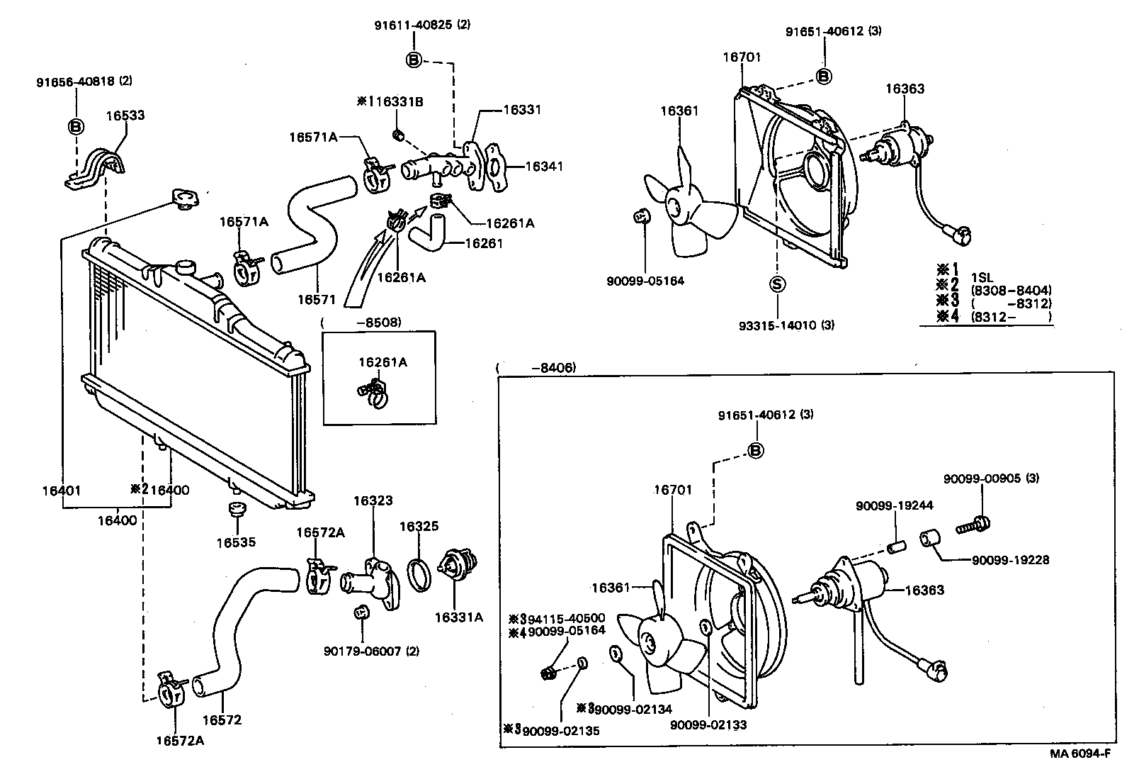  CAMRY |  RADIATOR WATER OUTLET