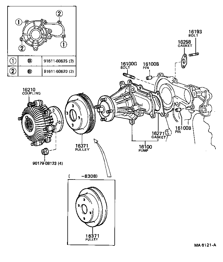  CRESSIDA |  WATER PUMP