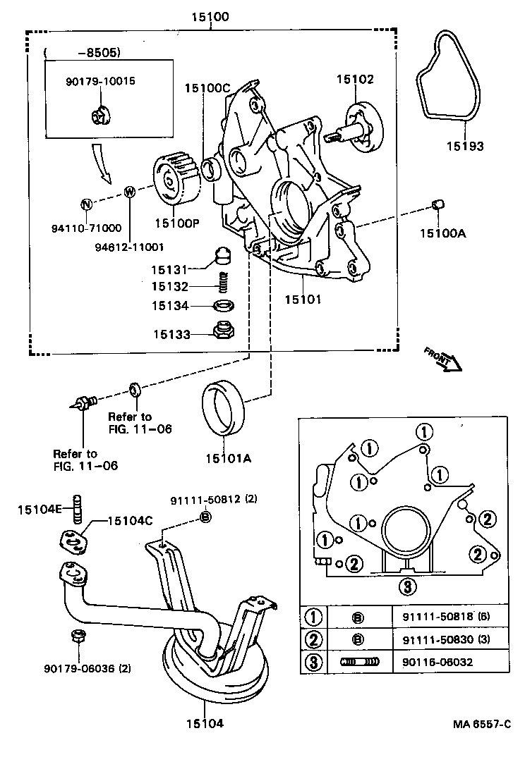  CORONA CARINA 2 |  ENGINE OIL PUMP