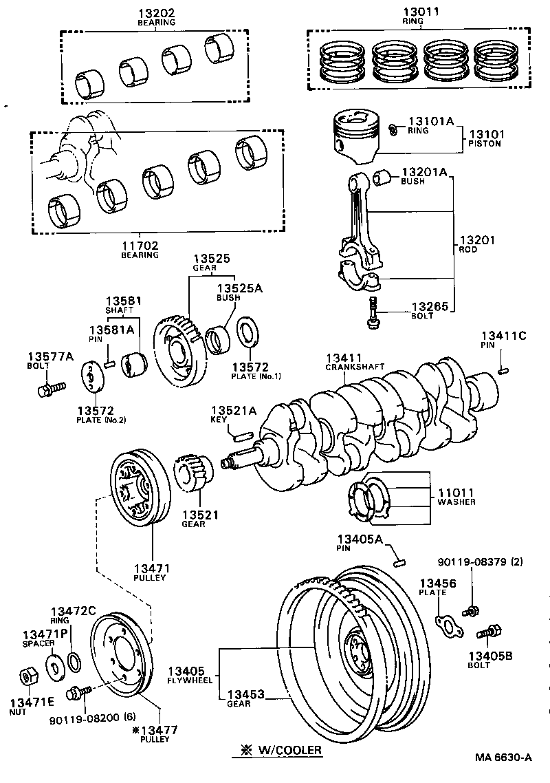  DYNA |  CRANKSHAFT PISTON