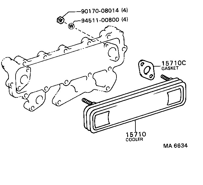  DYNA |  ENGINE OIL COOLER