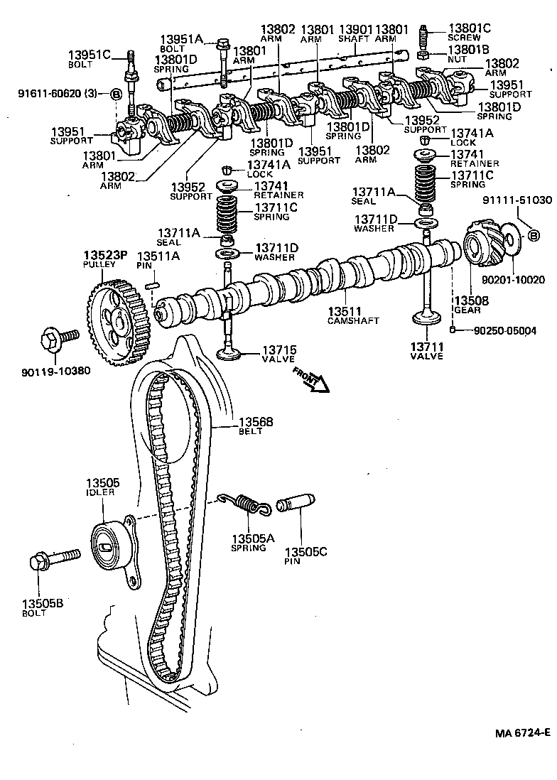  CORONA CARINA 2 |  CAMSHAFT VALVE