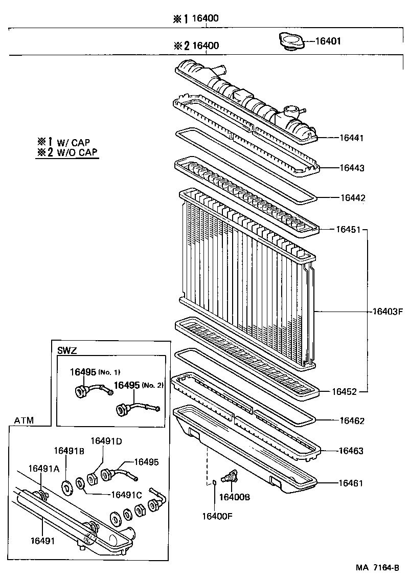  CROWN |  RADIATOR WATER OUTLET