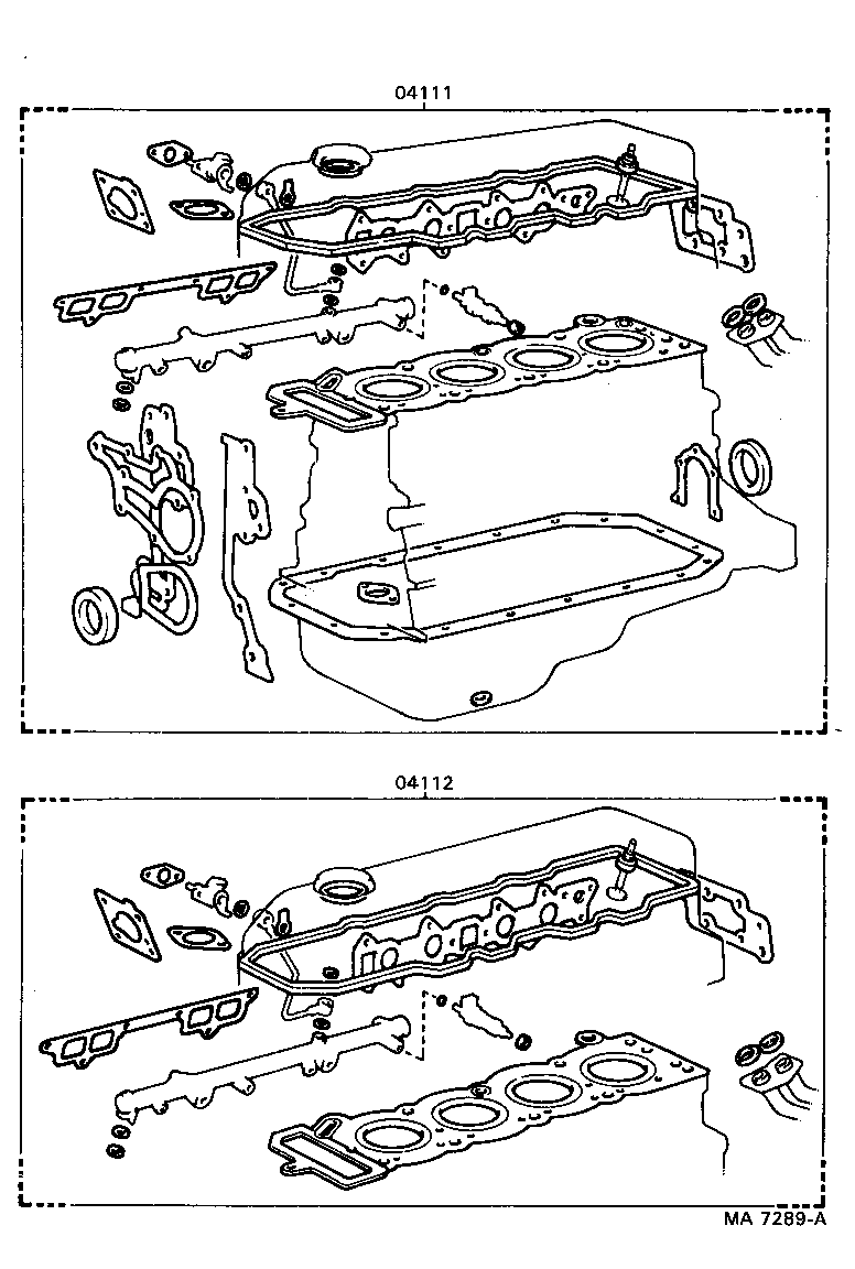  LAND CRUISER 70 |  ENGINE OVERHAUL GASKET KIT