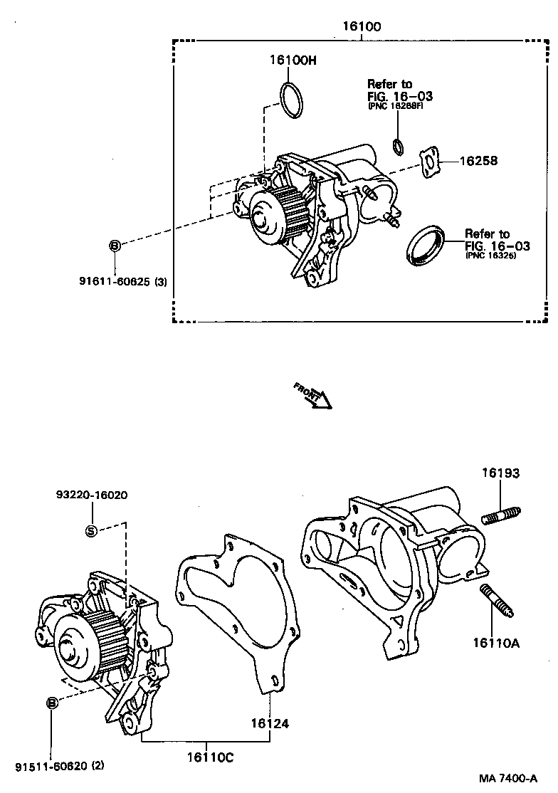  CELICA |  WATER PUMP