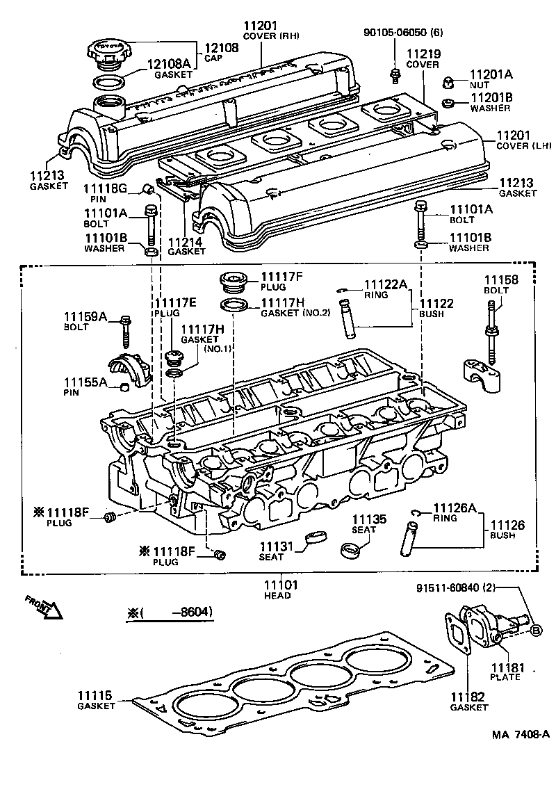  MR2 |  CYLINDER HEAD