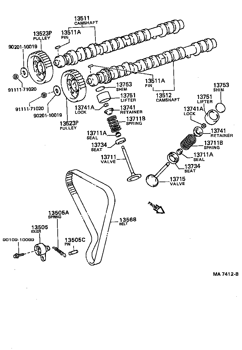  CELICA |  CAMSHAFT VALVE