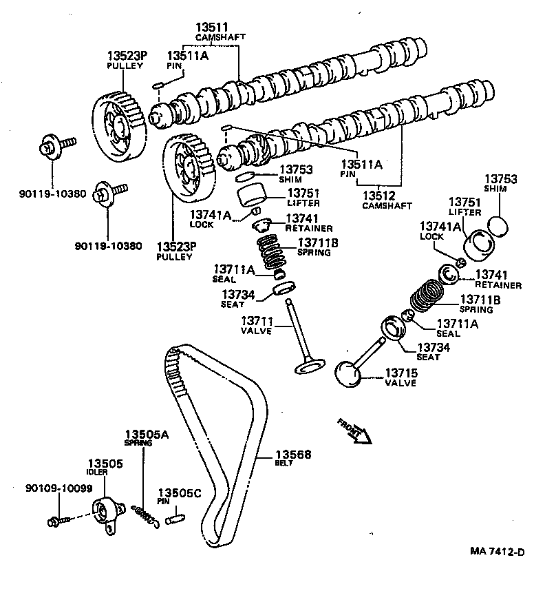  CELICA |  CAMSHAFT VALVE