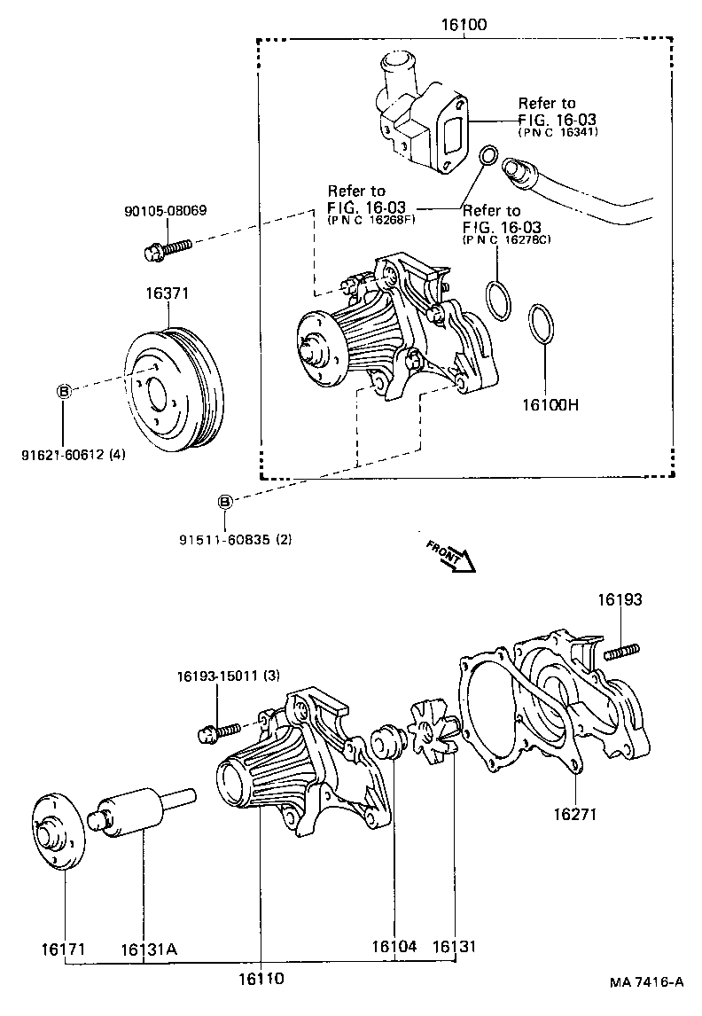  CELICA |  WATER PUMP