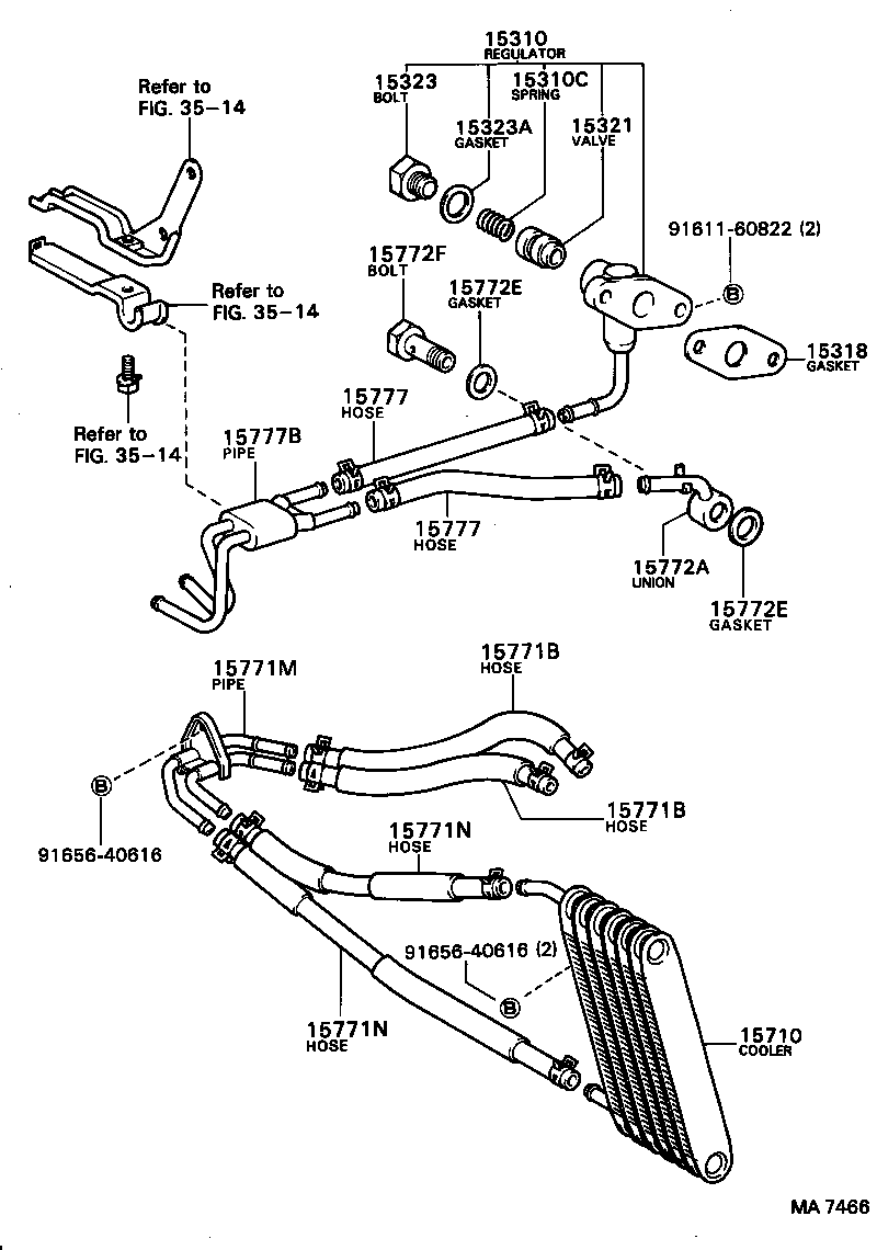  CRESSIDA |  ENGINE OIL COOLER