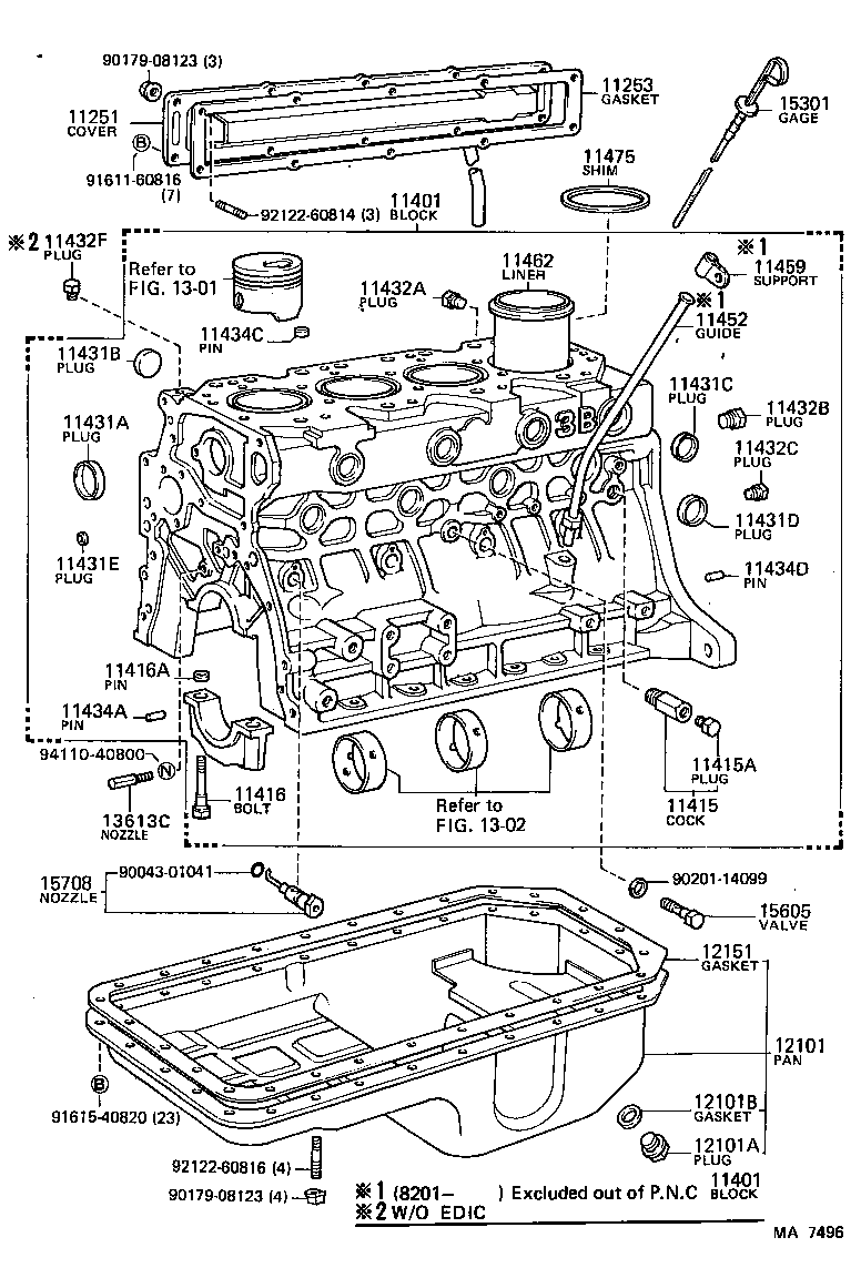  LAND CRUISER 60 |  CYLINDER BLOCK