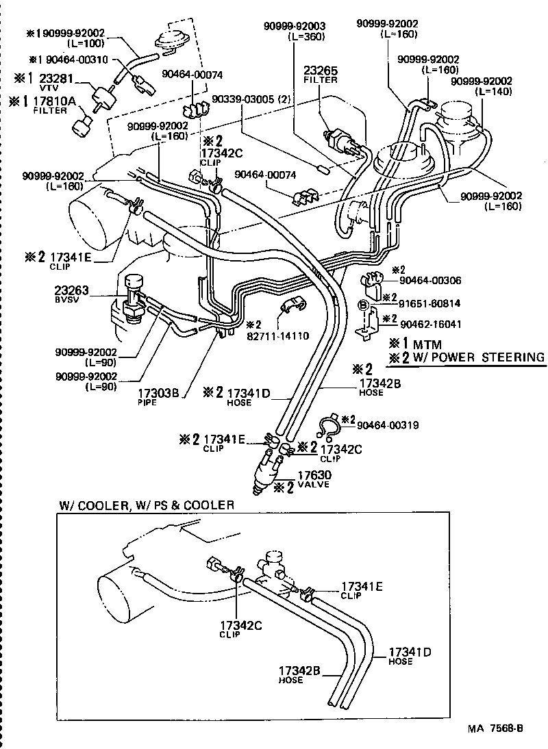  4 RUNNER TRUCK |  VACUUM PIPING