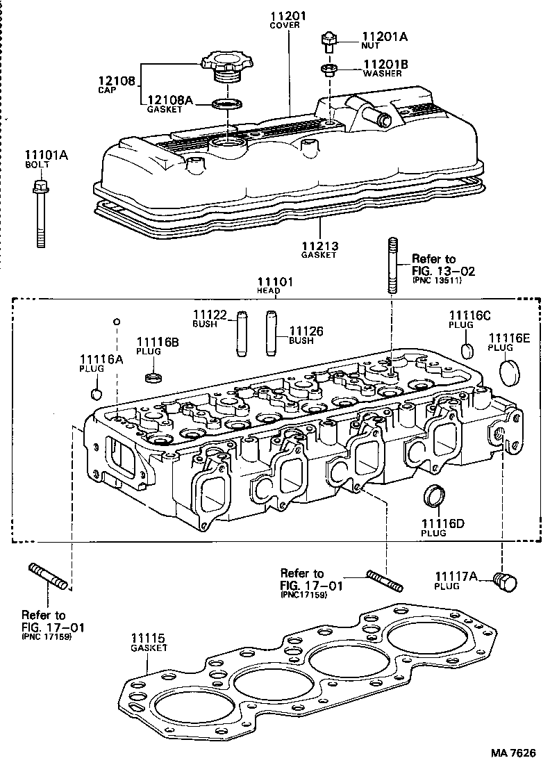  COASTER |  CYLINDER HEAD