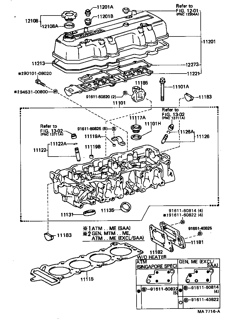 CRESSIDA |  CYLINDER HEAD