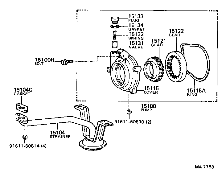  DYNA |  ENGINE OIL PUMP