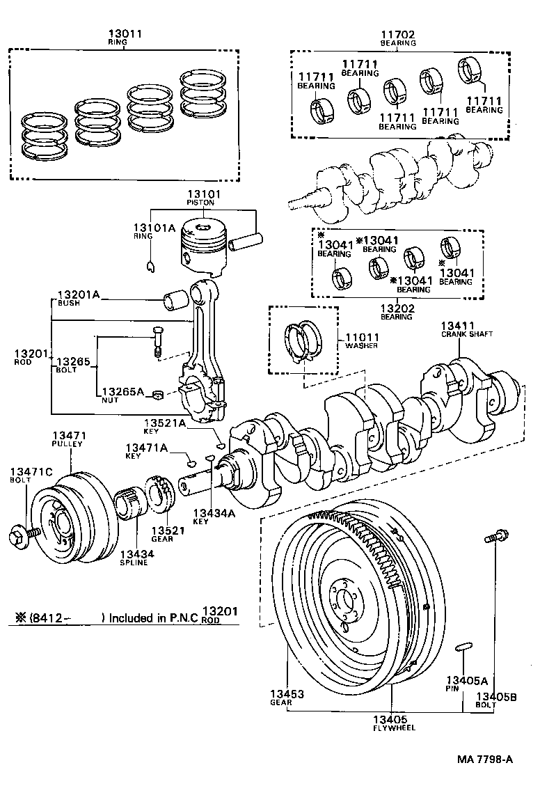  DYNA |  CRANKSHAFT PISTON