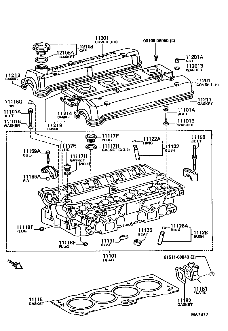  COROLLA SED LB |  CYLINDER HEAD