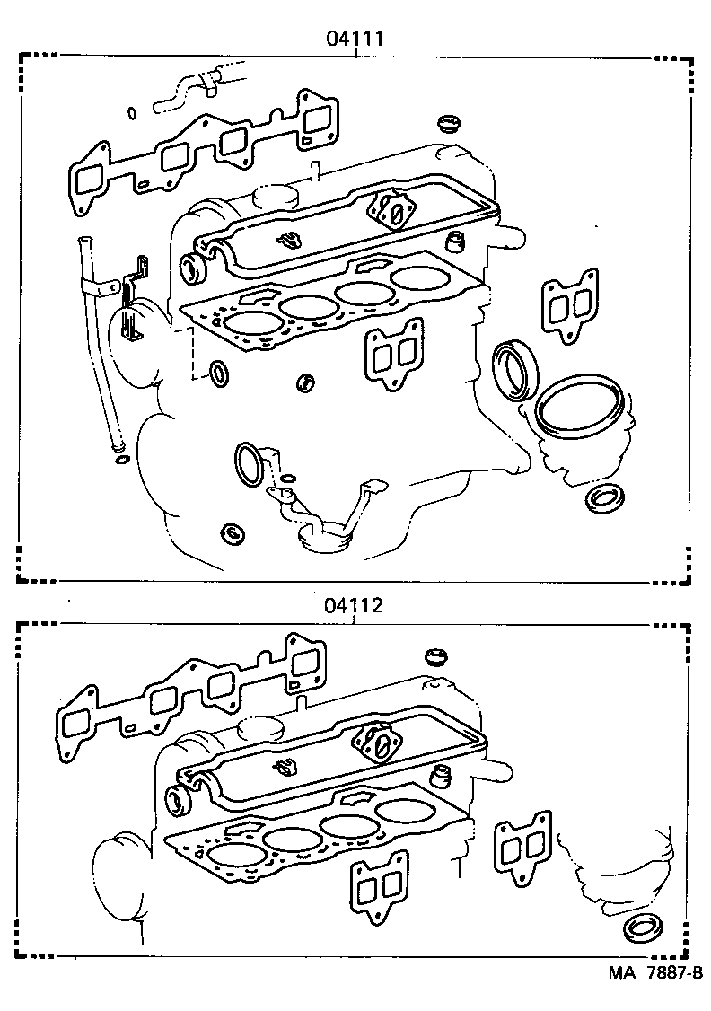  STARLET |  ENGINE OVERHAUL GASKET KIT