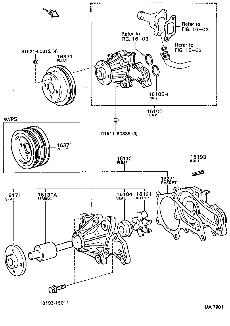  CELICA |  WATER PUMP