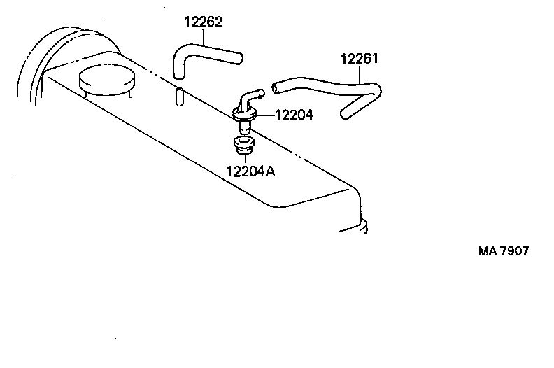  COROLLA SED LB |  VENTILATION HOSE