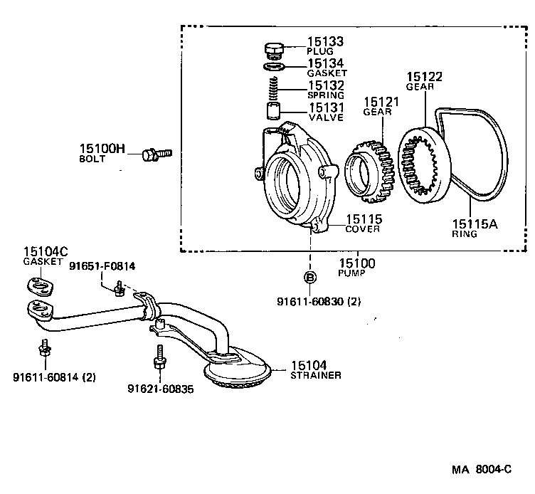  LAND CRUISER 70 |  ENGINE OIL PUMP