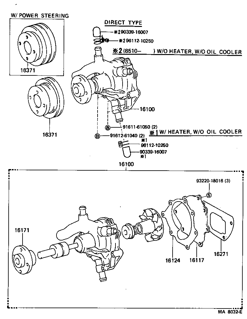  LAND CRUISER 60 |  WATER PUMP