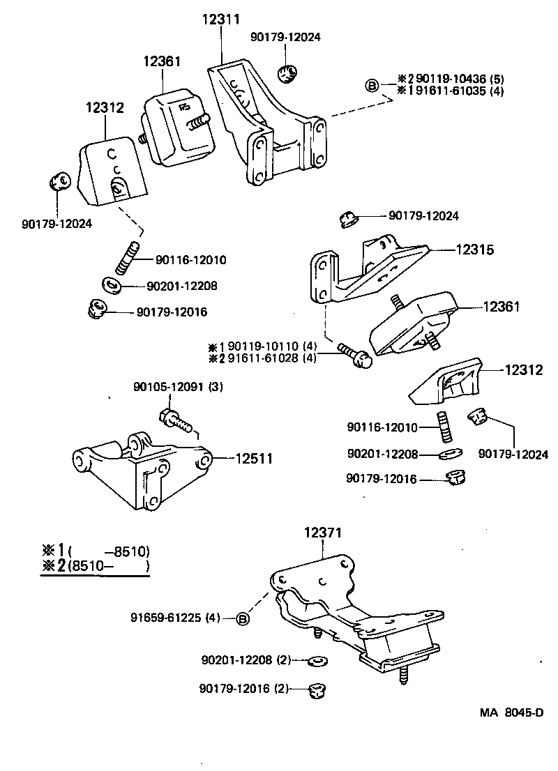  LAND CRUISER 60 |  MOUNTING