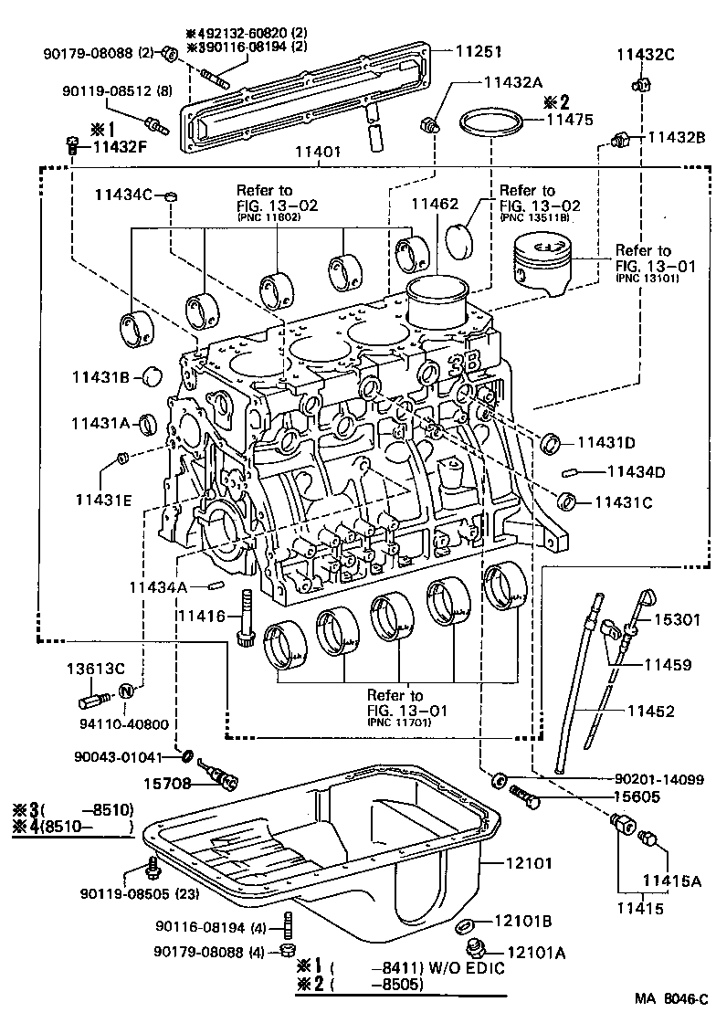  LAND CRUISER 60 |  CYLINDER BLOCK