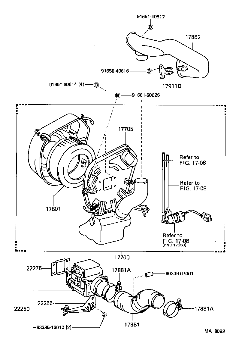  MR2 |  AIR CLEANER