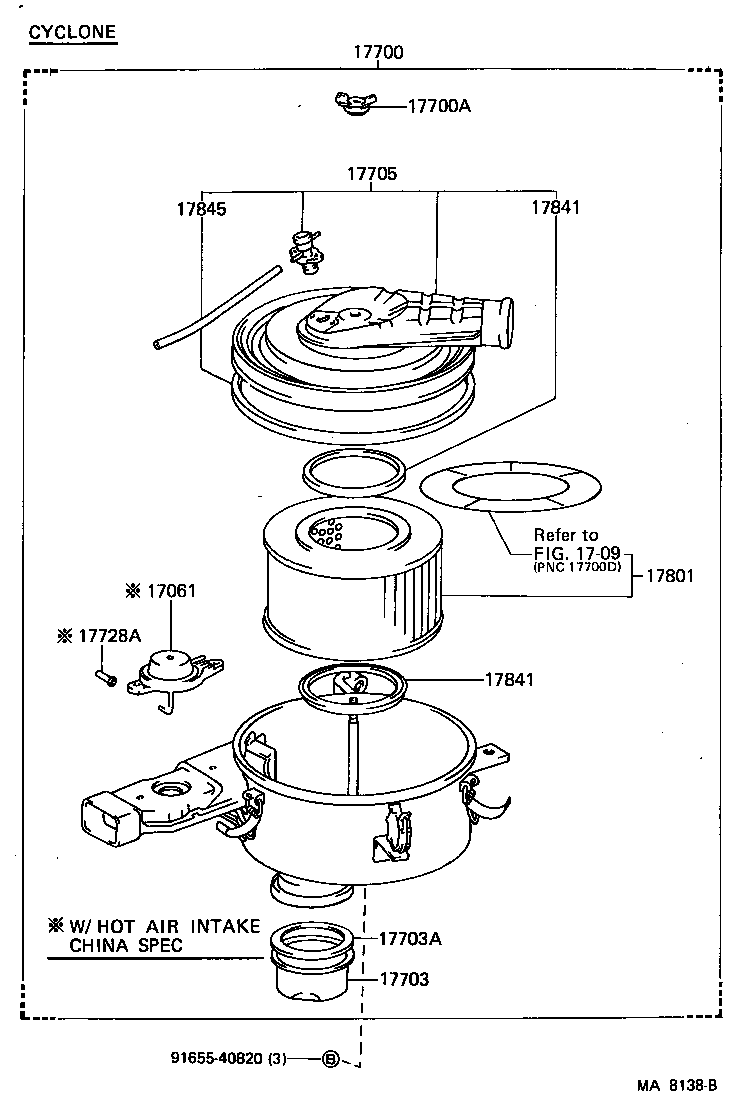  LAND CRUISER 60 |  AIR CLEANER