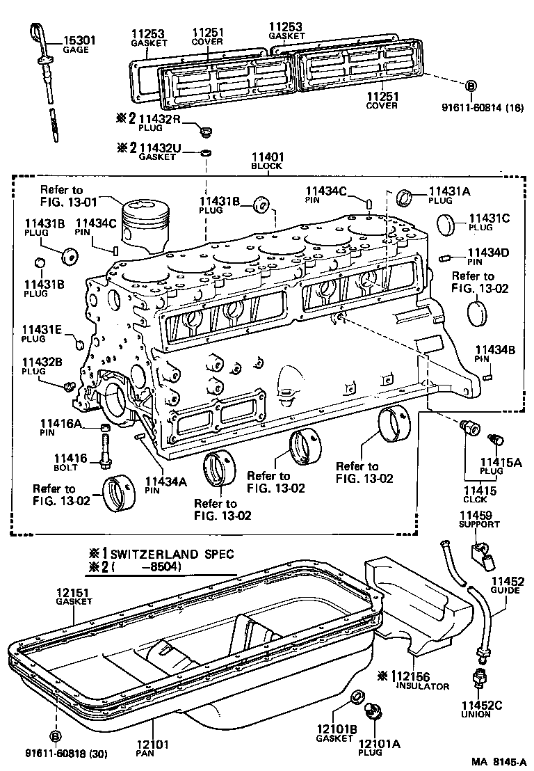  LAND CRUISER 60 |  CYLINDER BLOCK