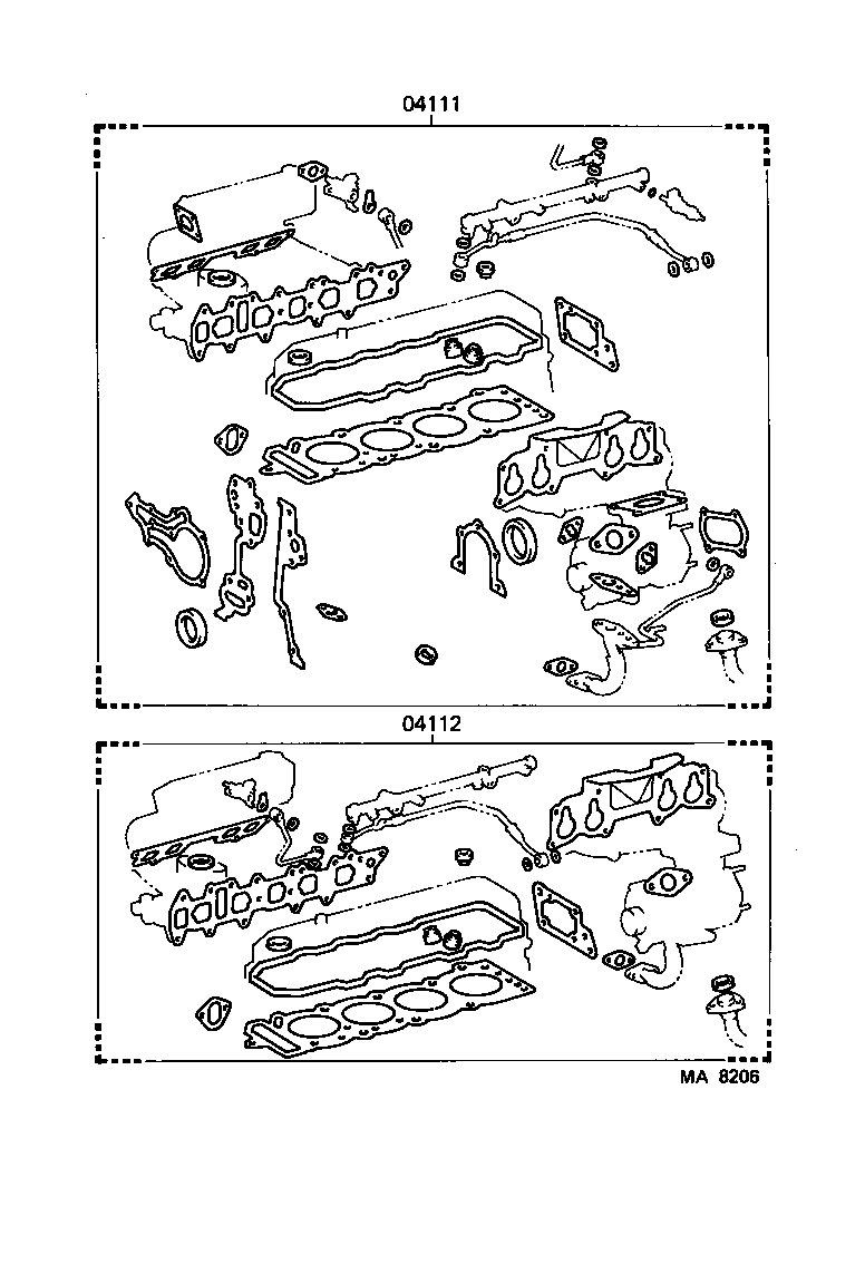  4 RUNNER TRUCK |  ENGINE OVERHAUL GASKET KIT