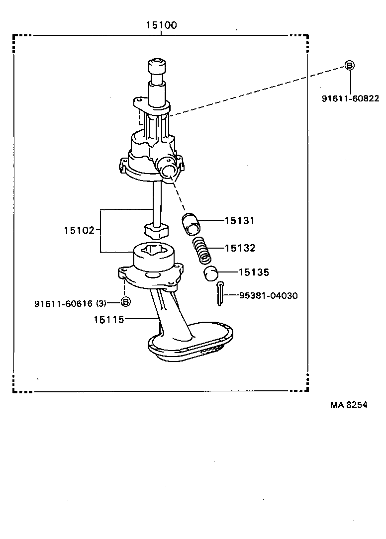  TOYOTA1000 |  ENGINE OIL PUMP