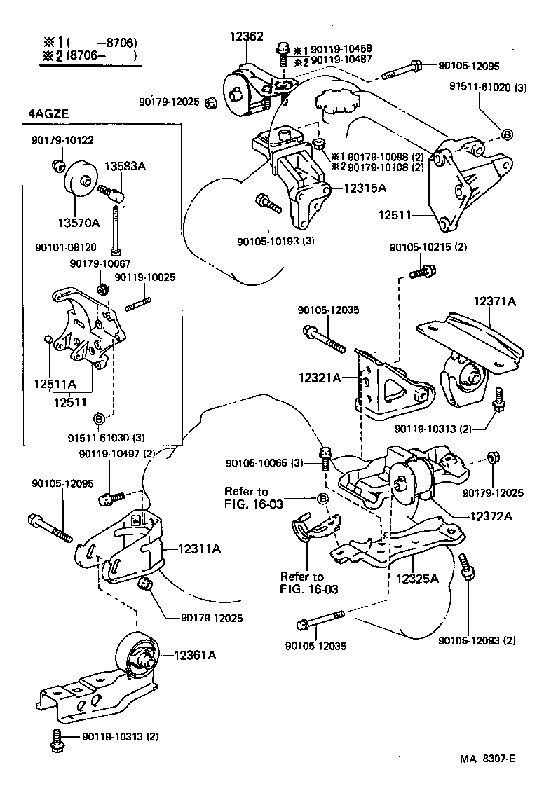  MR2 |  MOUNTING