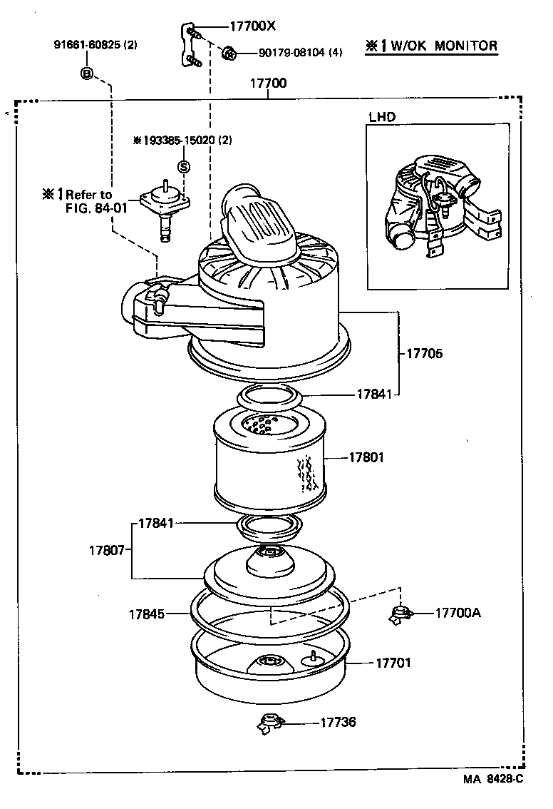  DYNA150 |  AIR CLEANER