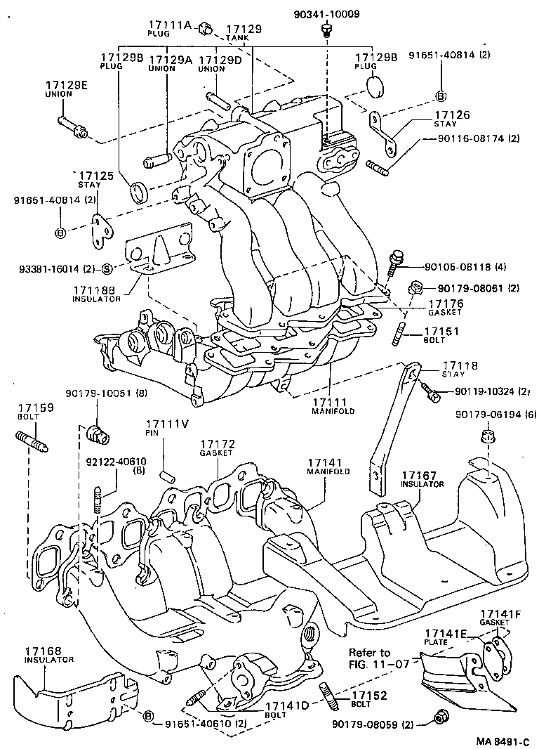  MODEL F |  MANIFOLD