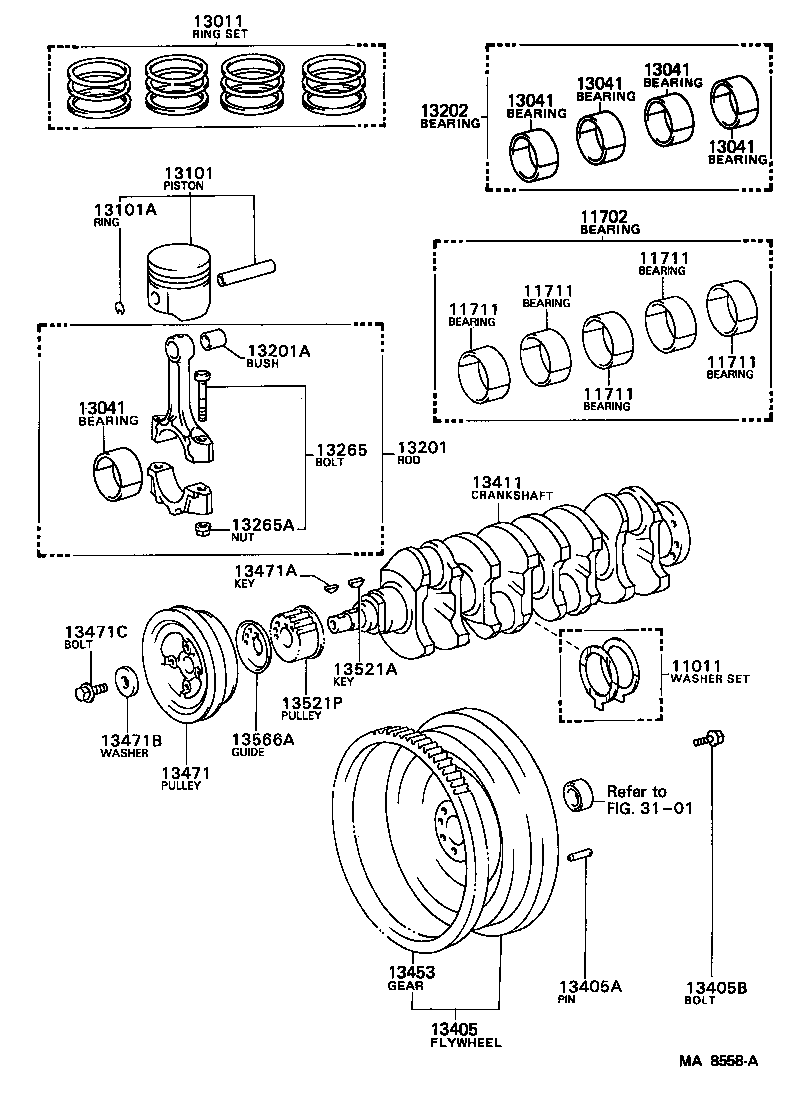  LITEACE VAN WAGON |  CRANKSHAFT PISTON