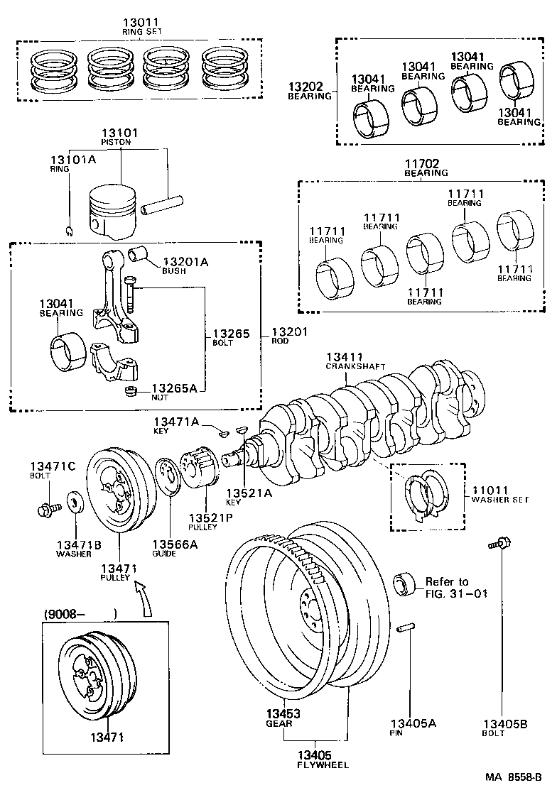  LITEACE VAN WAGON |  CRANKSHAFT PISTON