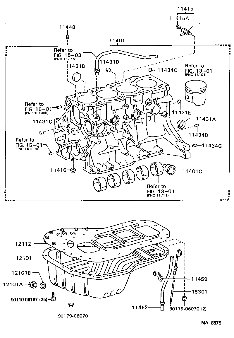  LITEACE VAN WAGON |  CYLINDER BLOCK